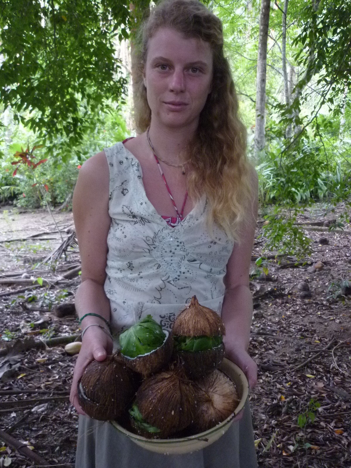 Stuffed coconuts for Lovo