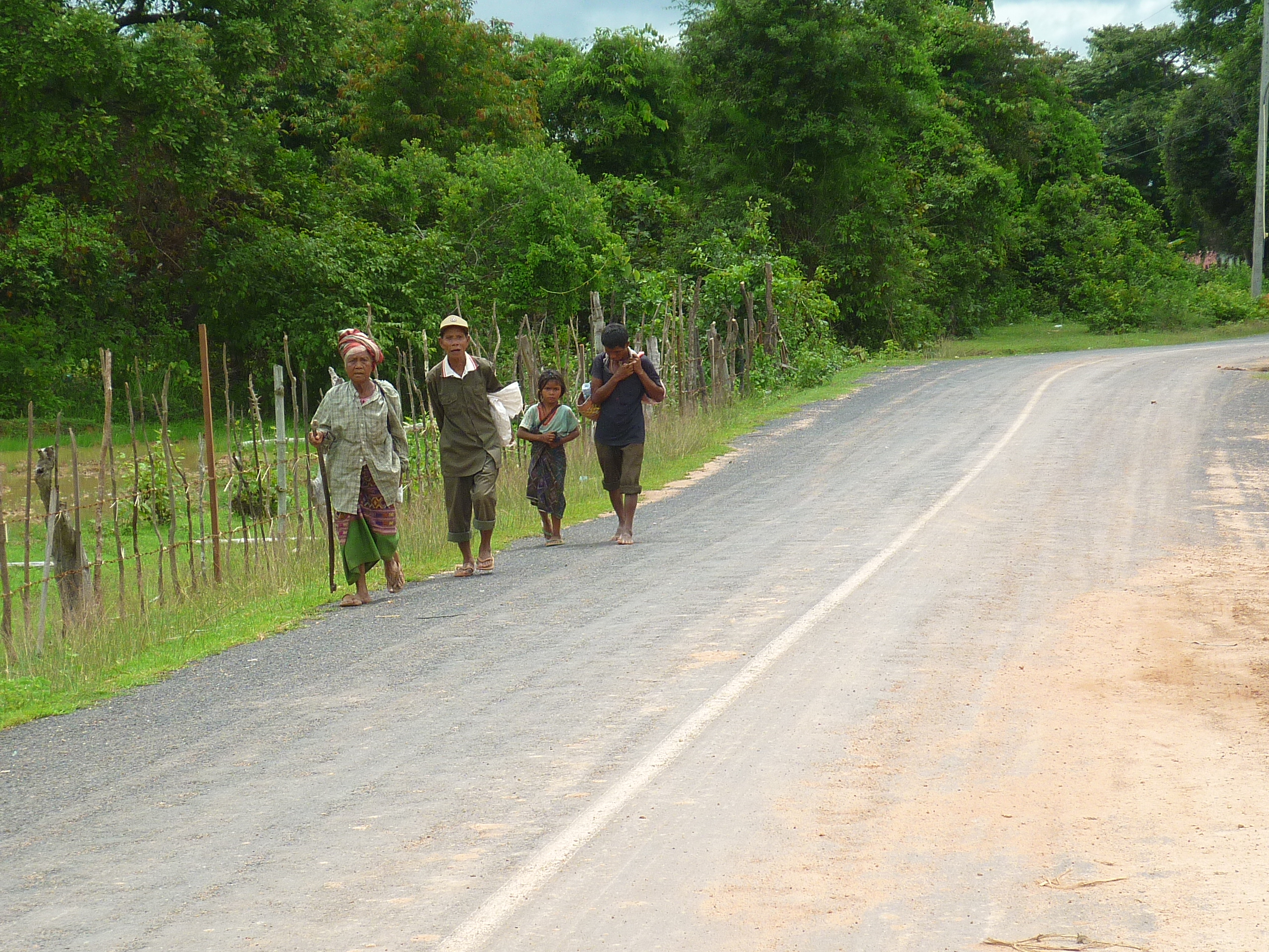 Attempting to travel north: Salavan